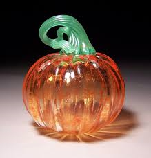 Glass pumpkin